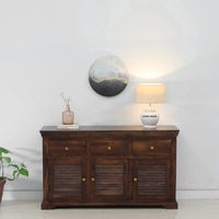 Sheesham Wood Sideboard In Scratch Resistant Provincial Teak Finish
