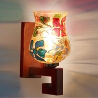 Devansh Solid Wood Electric Wall Light in Multi Colour with Multi Shade Count of 1 Light