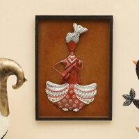 W-Akemi Abstract Metal Wall Decor in Multicolor Set of 1