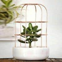 Tyler White Marble Planter