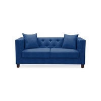 Windsor Premium 2 Seater Fabric Sofa in Cobalt Colour