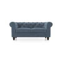 Winchester Essential 2 Seater Fabric Sofa In Ocean Weave