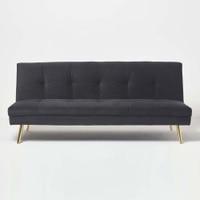 Lebon 3 Seater Sofa Cum Bed In Black Color
