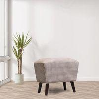 Classic Plush Puff (Brown & Gray)