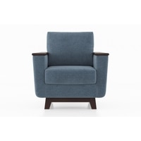 Corby Essential 1 Seater Fabric Sofa In Ocean Weave