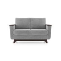 Corby Essential 2 Seater Fabric Sofa In Granite Weave