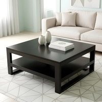 Turin Coffee Table - Dark Walnut Finish