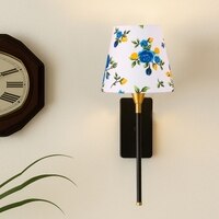 Devansh Metal Electric Wall Light in Black Colour with Multi Shade Count of 1 Light