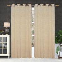 Velvet embo Pack of 2 Blackout Door Curtains