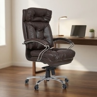 Ettorez Grandeur Ultra Premium Boss Chair In Brown Colour