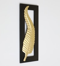 Vantara Abstract Metal Wall Decor in Gold Set of 1