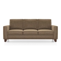 Apollo Neo 3 Seater Fabric Sofa in Dune Colour (Back Height : Regular, Cushion Type : Hard)