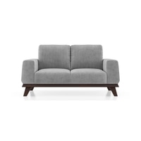 Granada Essential 2 Seater Fabric Sofa In Granite Weave Colour