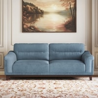 Colby 3 seater Fabric Sofa in Ocean Weave