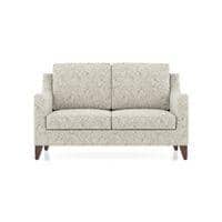 Abbey Sofa (Colour : Monochrome Paisley, Cushion : Hard, Seating Capacity : 2 Seater)