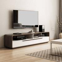 Baltoro Engineering Wood Free Standing TV Unit in White Finish