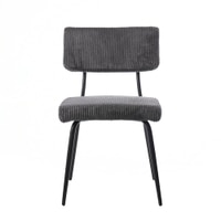 Yucca Fabric Dining Chair in Green Colour
