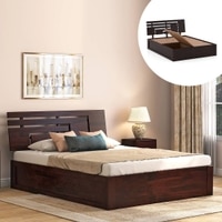 Stockholm Storage King Size Bed (Solid Wood)