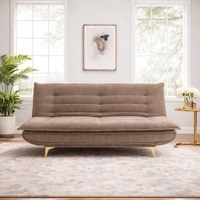 Bliss 3 Seater Sofa Cum Bed In Beige Colour