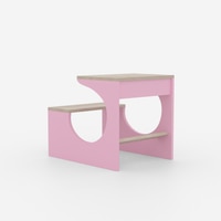 Montessori Toddler Activity Table & Chair in Pink