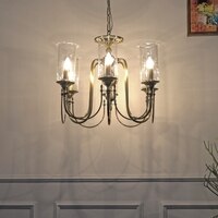 Artisan 6 Light Brass Chandelier