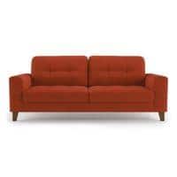 Verona Premium 3 Seater Fabric Sofa in Lava Colour