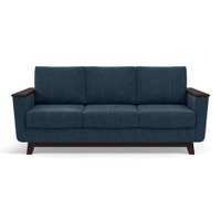 Corby Premium 3 Seater Fabric Sofa in Indigo Blue Colour