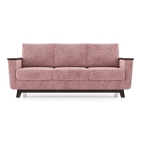 Corby Essential 3 Seater Fabric Sofa In Desert Rose