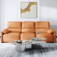 Leyton Metal Coffee Table In Fantasy Grey Marble And Chrome Finish Base