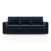 Apollo Compact Sofa Set (Colour : Cobalt, Cushion : Hard, Back Type : Regular, Seater : 3+1+1)