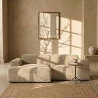 Sophisticated Wood Right Aligned 2-Seater With Upholstery Non Storage Sofa In Grey Colour