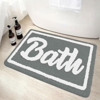 Luxe Home Canada Bath Mat (40x60 cm) Silver