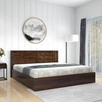 Hera Solidwood Headbord With Box Storage Queen Bed
