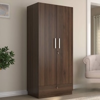 Bocado 2 Door Wardrobe in Columbian Walnut Finish