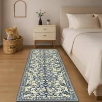 Luxe Home Polyester Persian Runner(2x5 Feet, Multicolor, TPR)