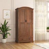 Alexandra Wardrobe in Amber Walnut Finish
