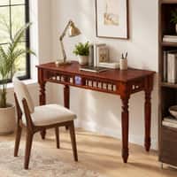 Nilaya Sheesham Wood Console Table in Honey Oak Finish