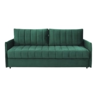 Sarena 3 Seater Pull Out Sofa cum Bed  in Green Colour