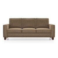 Apollo Neo 3 Seater Fabric Sofa in Dune Colour (Back Height : Regular, Cushion Type : Soft)