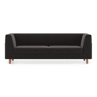 Rubik Premium 3 Seater Fabric Sofa in Pebble Grey Colour