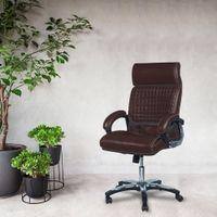 Mearisha High Back Executive Chair in Brown Colour