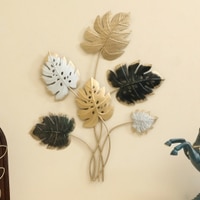 W-Ella Abstract Metal Wall Decor in Multicolor Set of 1