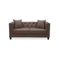 Windsor Essential 2 Seater Fabric Sofa in Mocha Colour