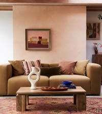 Netp Solid Wood Coffee Table In Natural Finish