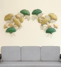 W-Luv Abstract Metal Wall Decor in Multicolor Set of 1