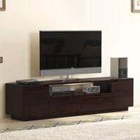 Zephyr Solid Wood Free Standing TV Unit in Mahogany Finish