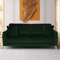 Angle Fabric Sofa (Green)