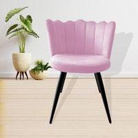 Happiness is Complimentary Dining Chair-light  pink
