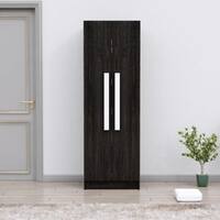 Hexa Red Wooden 2 Door Wardrobe with 4 Shelves in Flower Wenge Colour