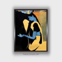 Folk Canvas Wall Prints Canvas Wall Prints Set of 1 Multicolor Matte